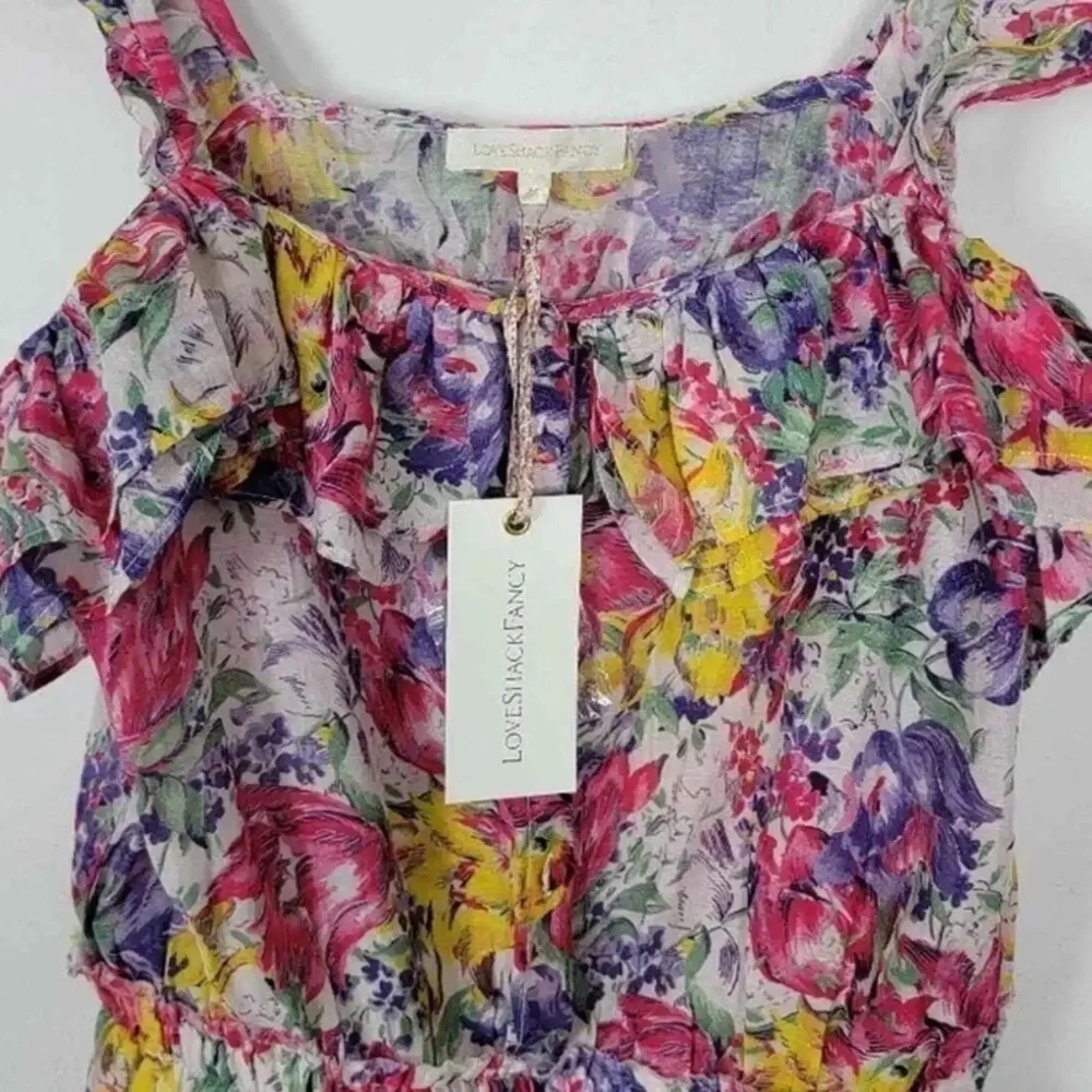 LoveShackFancy Floral Dresses Marina Dress Sunburst NWT - Picture 7 of 11
